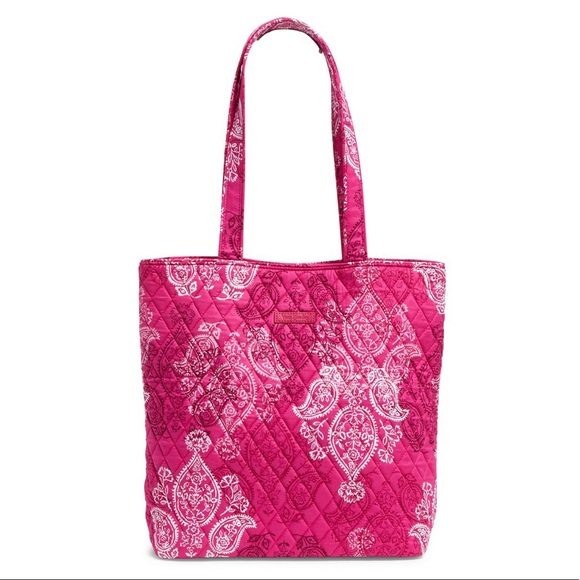 Vera Bradley Stamped Paisley Tote Bag - Picture 4 of 9